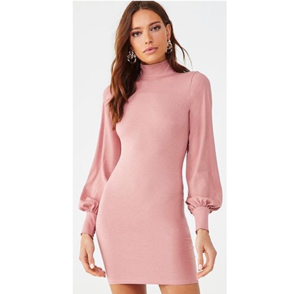 Pink Knit Dress